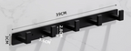 Corrosion-Resistant Stainless Steel Wall-Mounted Coat Rack (3–5 Hooks)