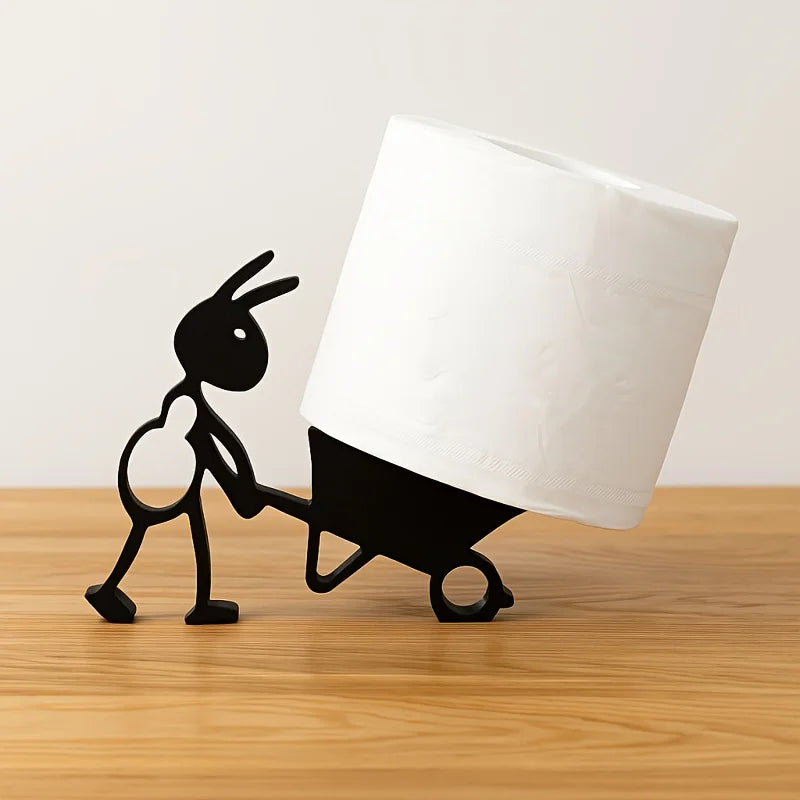 Cute Animal Wall-Mounted Toilet Paper Holder