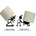 Cute Animal Wall-Mounted Toilet Paper Holder