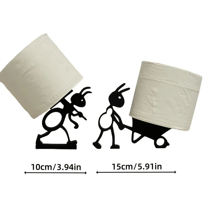 Cute Animal Wall-Mounted Toilet Paper Holder