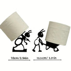 Cute Animal Wall-Mounted Toilet Paper Holder