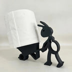 Cute Animal Wall-Mounted Toilet Paper Holder