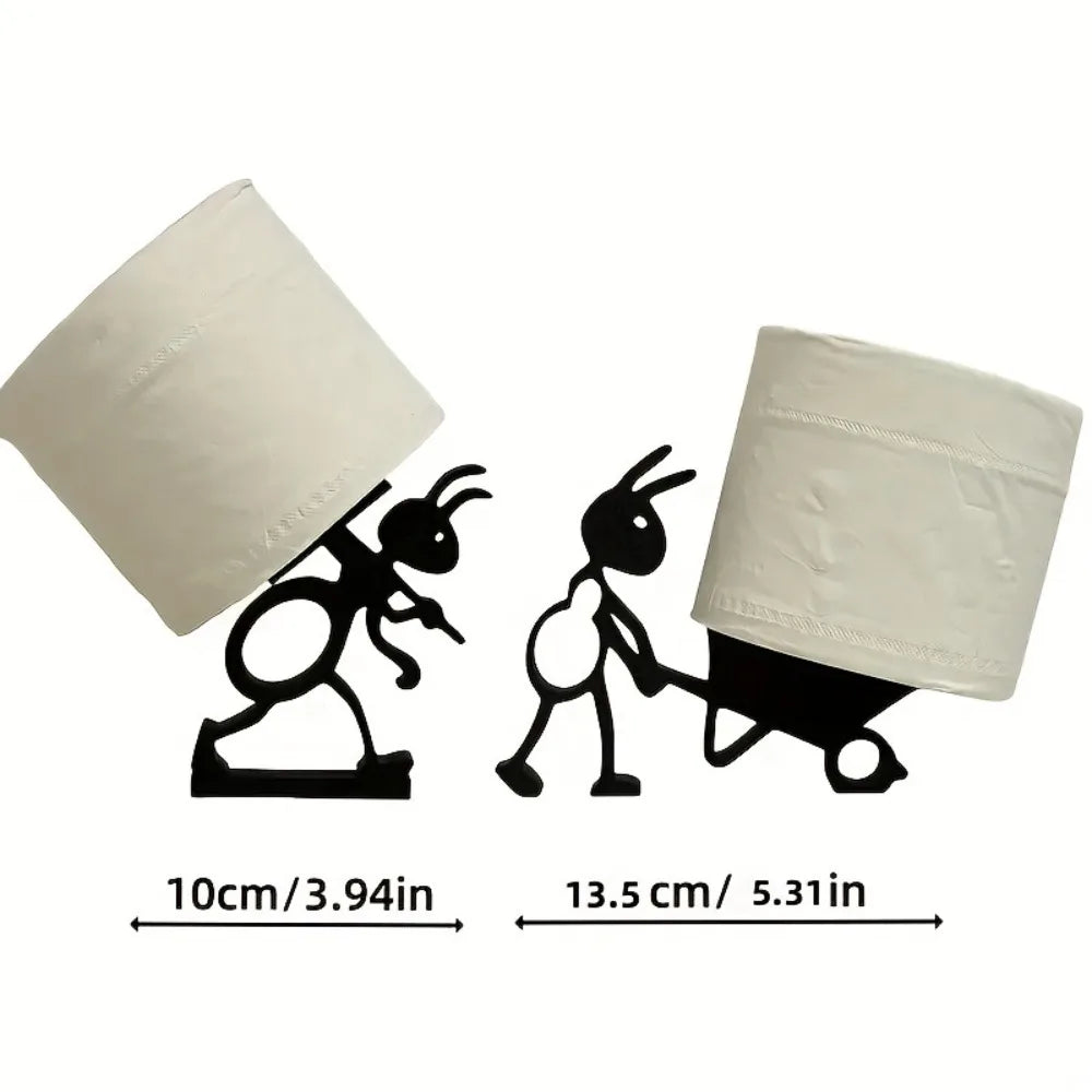 Cute Animal Wall-Mounted Toilet Paper Holder