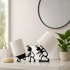 Cute Animal Wall-Mounted Toilet Paper Holder