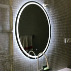 Daylight LED Magnifying Anti-Fog Vanity Mirror (Frameless Oval)
