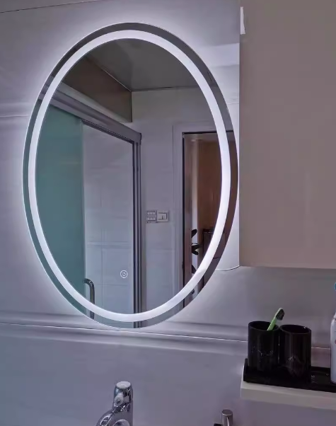 Daylight LED Magnifying Anti-Fog Vanity Mirror (Frameless Oval)