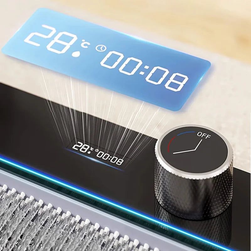 Digital Temperature Display 304 Stainless Kitchen Sink (Integrated Soap Dispenser)