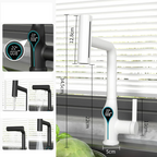 Digital Temperature Display Waterfall Bathroom Sink Faucet (Up/Down Adjustable)