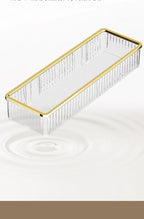 Drill-Free Clear Acrylic Corner Wall Shelf