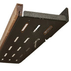 Drill-Free Metal & Wood Kitchen Wall Shelf