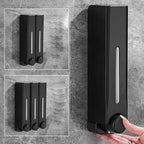 Drill-Free One-Touch Wall Soap Dispenser (500ml Chambers)
