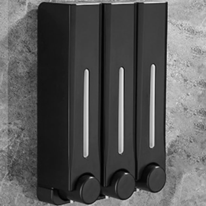 Drill-Free One-Touch Wall Soap Dispenser (500ml Chambers)