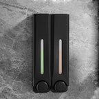 Drill-Free One-Touch Wall Soap Dispenser (500ml Chambers)