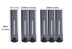 Drill-Free One-Touch Wall Soap Dispenser (500ml Chambers)