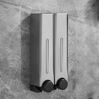 Drill-Free One-Touch Wall Soap Dispenser (500ml Chambers)