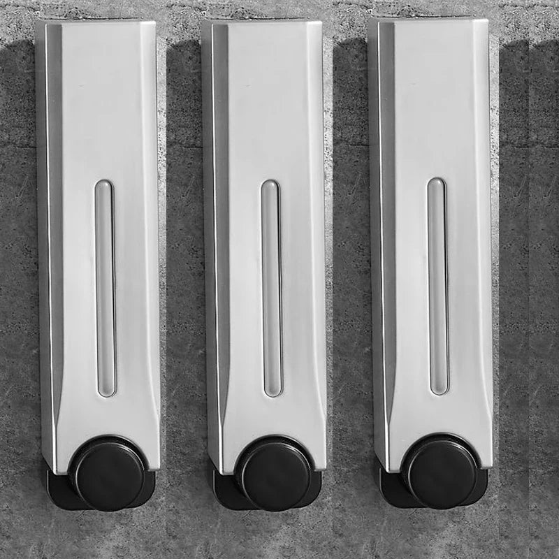 Drill-Free One-Touch Wall Soap Dispenser (500ml Chambers)