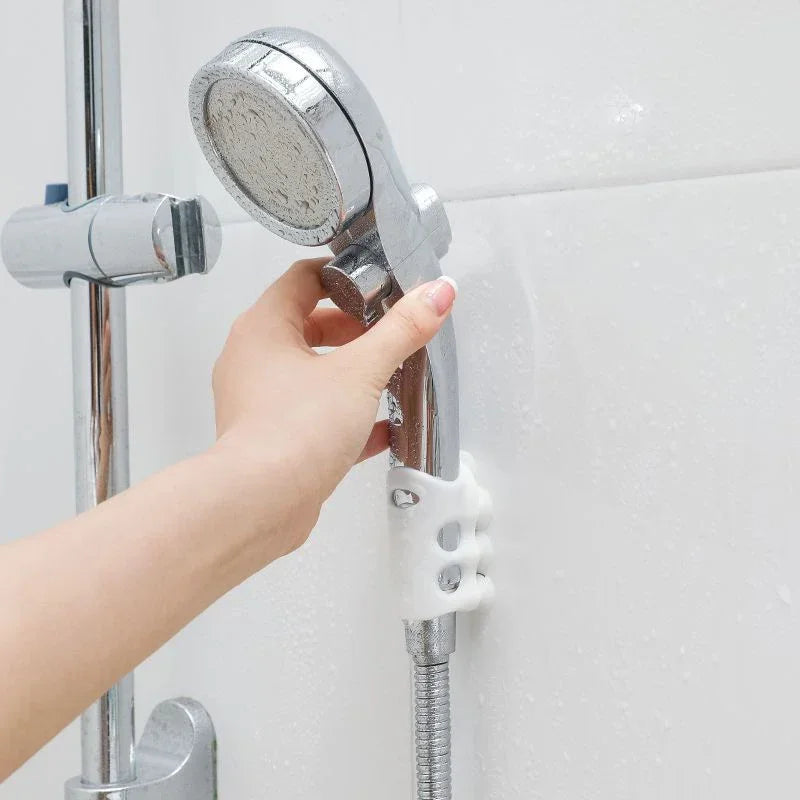 Drill-Free Suction Adjustable Handheld Shower Head Holder