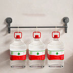 Drill-Free Suction Matte Black Towel Bar (15.7 in)