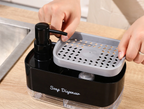 Dual-Action Refillable Press & Pump Dish Soap Dispenser