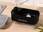 Dual-Action Refillable Press & Pump Dish Soap Dispenser