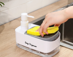 Dual-Action Refillable Press & Pump Dish Soap Dispenser