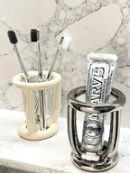 Durable Scratch-Resistant Ceramic Toothbrush Holder