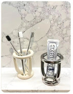 Durable Scratch-Resistant Ceramic Toothbrush Holder