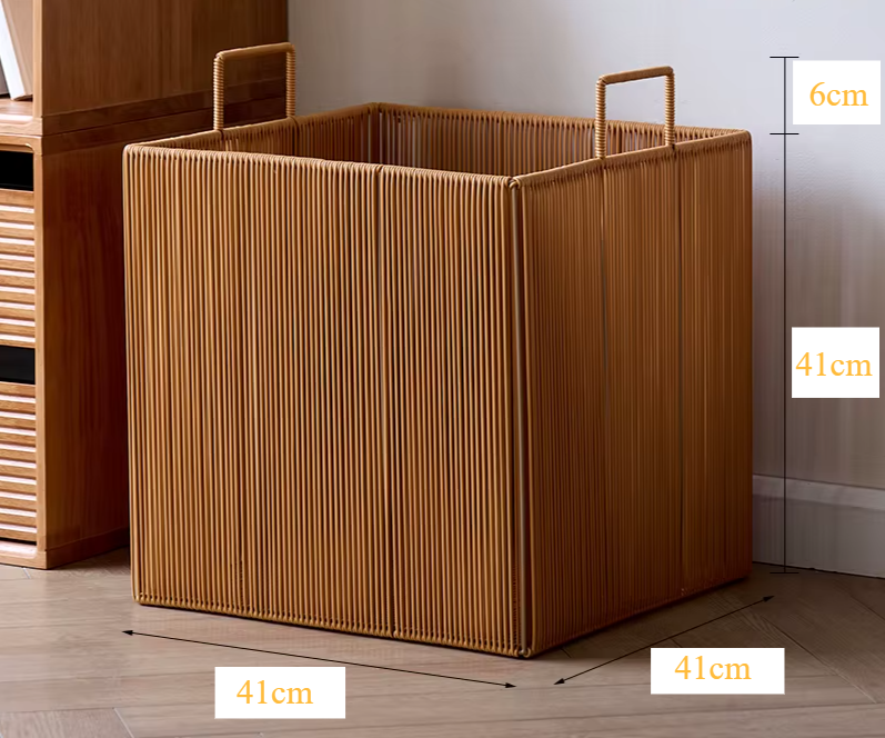 Eco-Friendly Breathable Mesh Laundry Basket (Built-In Handles)