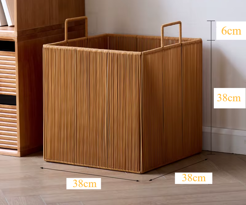 Eco-Friendly Breathable Mesh Laundry Basket (Built-In Handles)