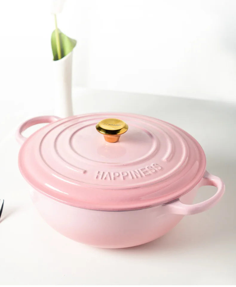 Enameled Cast Iron Non-Stick Dutch Oven (5-Quart)