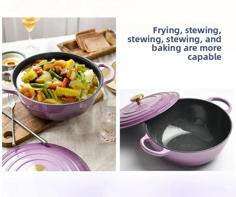 Enameled Cast Iron Non-Stick Dutch Oven (5-Quart)