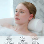 Ergonomic 3-in-1 Non-Slip Bath Pillow