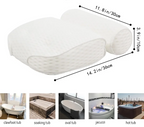 Ergonomic 3-in-1 Non-Slip Bath Pillow