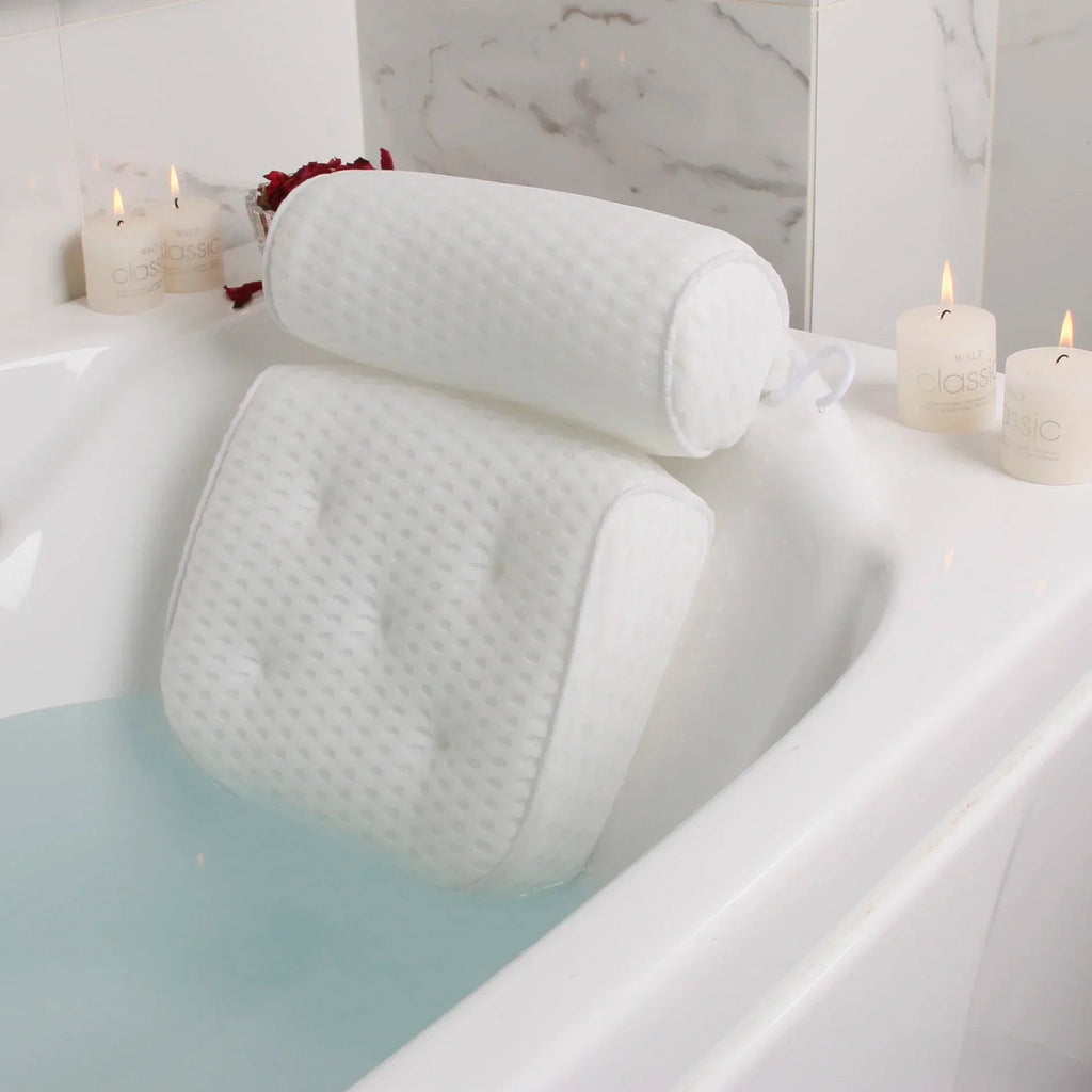 Ergonomic 3-in-1 Non-Slip Bath Pillow
