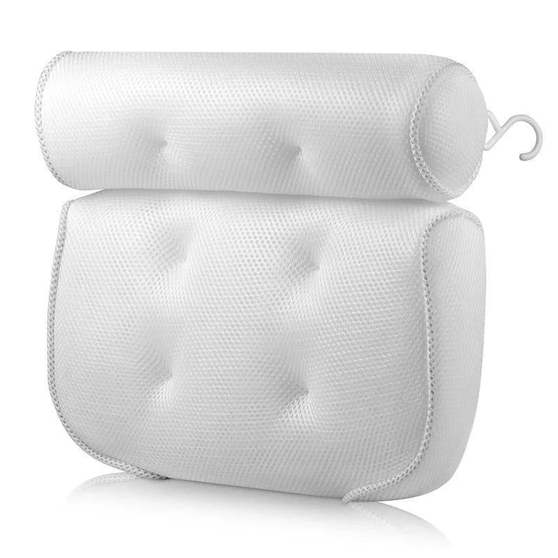 Ergonomic 3-in-1 Non-Slip Bath Pillow