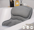 Ergonomic 3D Air Mesh Bath Pillow (Non-Slip Suction Cups)