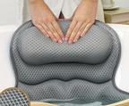 Ergonomic 3D Air Mesh Bath Pillow (Non-Slip Suction Cups)