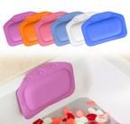 Ergonomic Neck-Support Suction-Cup Bath Pillow