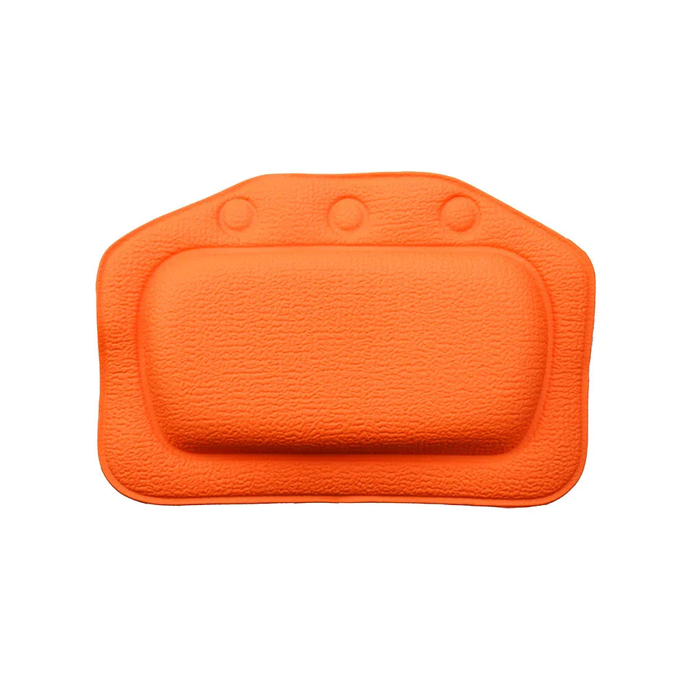 Ergonomic Neck-Support Suction-Cup Bath Pillow