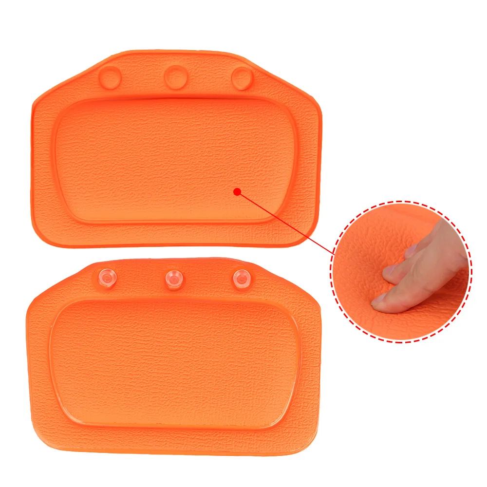 Ergonomic Neck-Support Suction-Cup Bath Pillow
