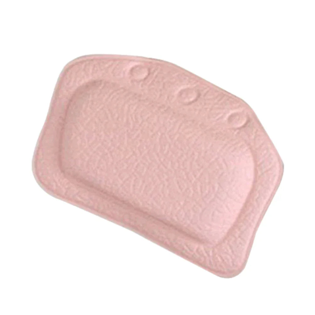 Ergonomic Water-Resistant Foam Bath Pillow (Strong Suction Cups)