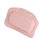 Ergonomic Water-Resistant Foam Bath Pillow (Strong Suction Cups)