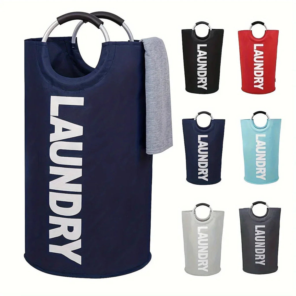 Extra-Large Collapsible Waterproof Polyester Laundry Hamper