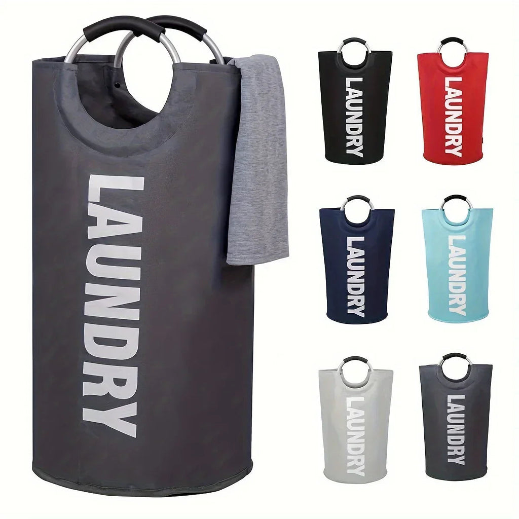 Extra-Large Collapsible Waterproof Polyester Laundry Hamper