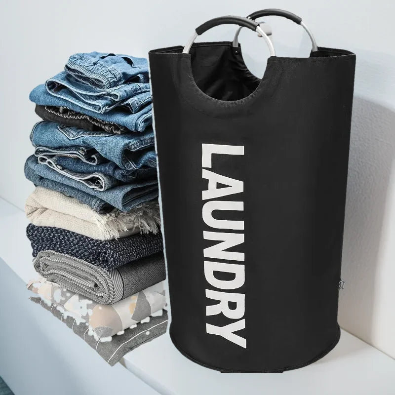Extra-Large Collapsible Waterproof Polyester Laundry Hamper