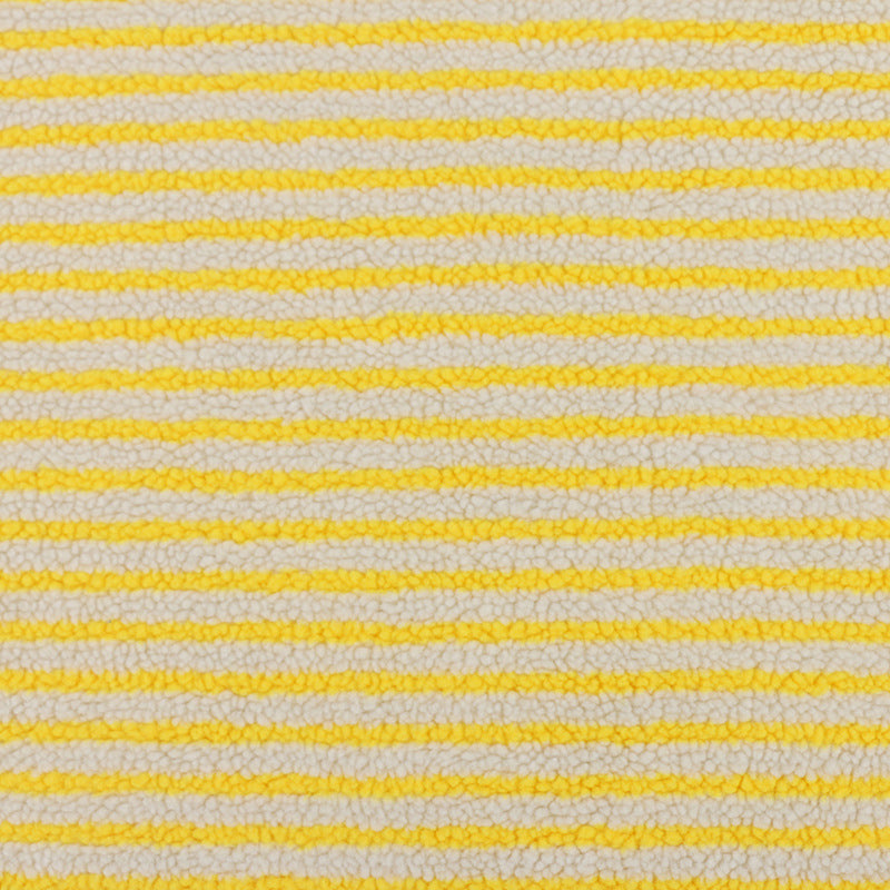 Extra-Soft Striped Jacquard Lamb Fleece Fabric