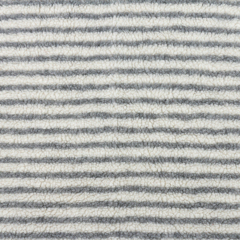 Extra-Soft Striped Jacquard Lamb Fleece Fabric