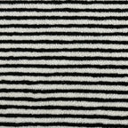Extra-Soft Striped Jacquard Lamb Fleece Fabric