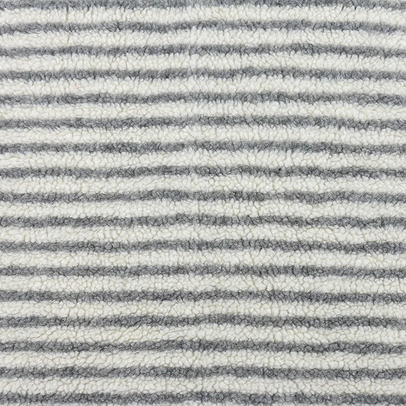 Extra-Soft Striped Jacquard Lamb Fleece Fabric
