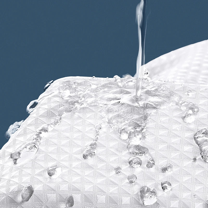 Extra-Thick Waffle Waterproof Mold-Resistant Shower Curtain